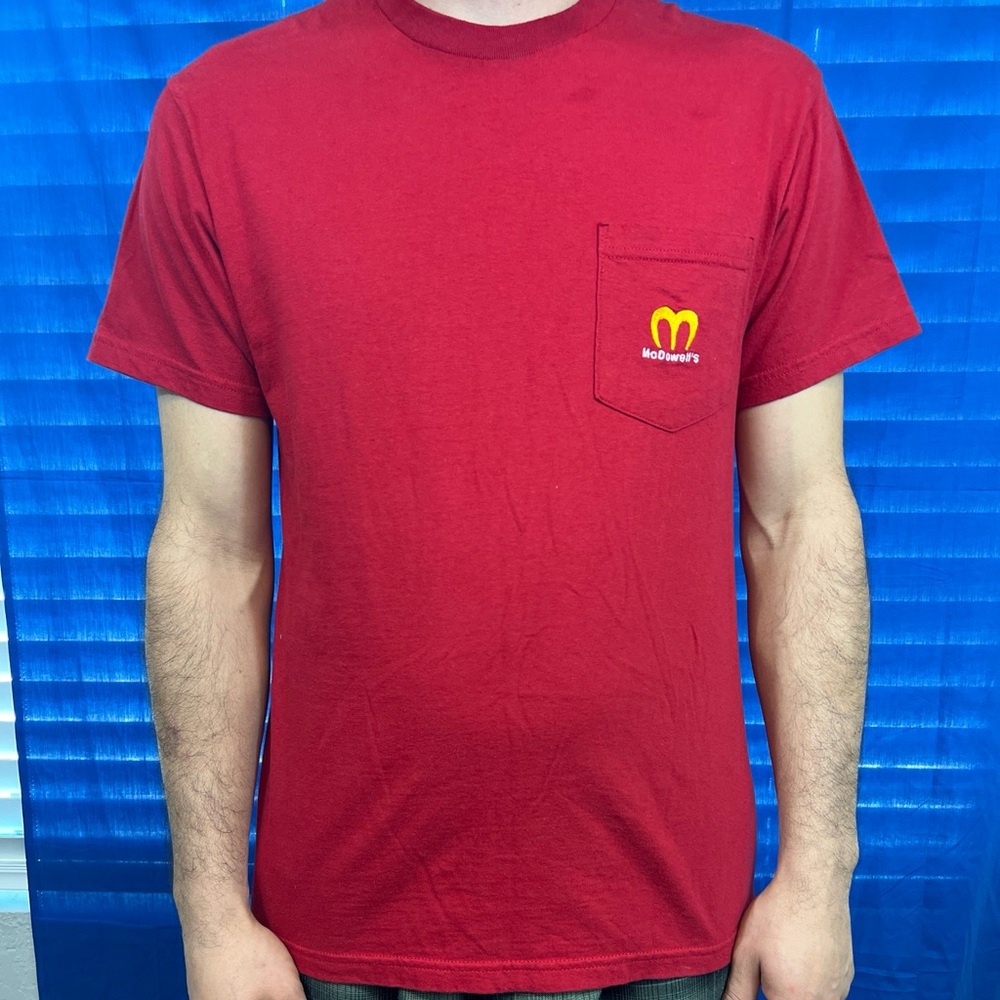 Coming To America McDowell's T-Shirt Men's XL Red Extra Butter New York Iconic